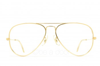 1970s B&L RayBan USA LIC 1/10 14K GF Large Metal Rx (56-14) / West Germany