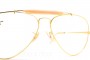1990s B&L RayBan USA OUTDOORSMAN I RX Frame (58-14) Arista Gold / USA