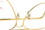 1990s B&L RayBan USA Large Metal I RX Frame (58-14) Arista Gold / USA