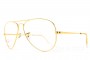 1990s B&L RayBan USA Large Metal I RX Frame (58-14) Arista Gold / USA