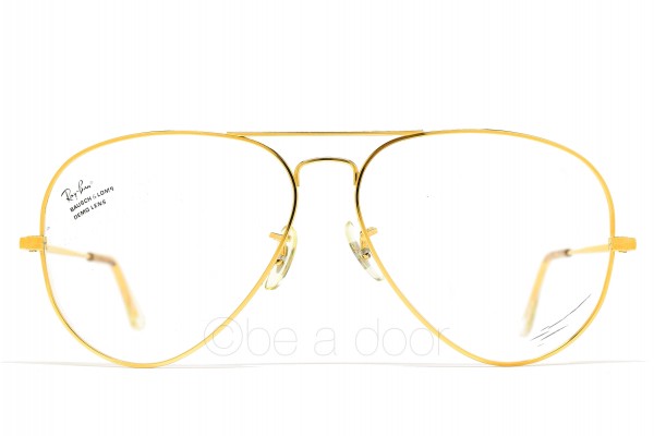 1990s B&L RayBan USA Large Metal II RX Frame (62-14) Arista Gold / USA 1990s B&L RayBan USA Large Metal II RX Frame (62-14) Arista Gold / USA