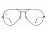 1990s B&L RayBan USA Large Metal II RX Frame (62-14) Black / USA
