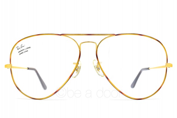 1990s B&L RayBan USA Large Metal II RX Frame (62-14) Tortuga / USA 1990s B&L RayBan USA Large Metal II RX Frame (62-14) Tortuga / USA