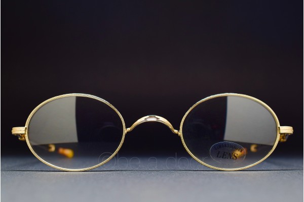 1990s OLIVER PEOPLES OP-75 G (42-23) Oval Telescopic Temple / JAPAN 1990s OLIVER PEOPLES OP-75 G (42-23) Oval Telescopic Temple / JAPAN