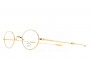 1990s OLIVER PEOPLES OP-75 G (42-23) Oval Telescopic Temple / JAPAN