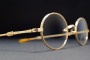 1990s OLIVER PEOPLES OP-75 G (42-23) Oval Telescopic Temple / JAPAN