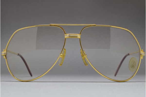 Cartier Vendome Louis 62-14 Mineral glass Photochromic lenses