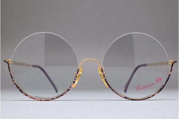 Casanova FC 3 C.02 50-20 Round Half Rim Frame Casanova FC 3 C.02 50-20 Round Half Rim Frame