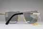 LUX DE MOREZ LUXSOL Biker Sunglasses Silver / L.Grey 64-8