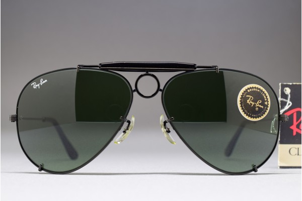 B&L Ray-Ban USA Black Sharp Shooter I 58-14 Black / G-15