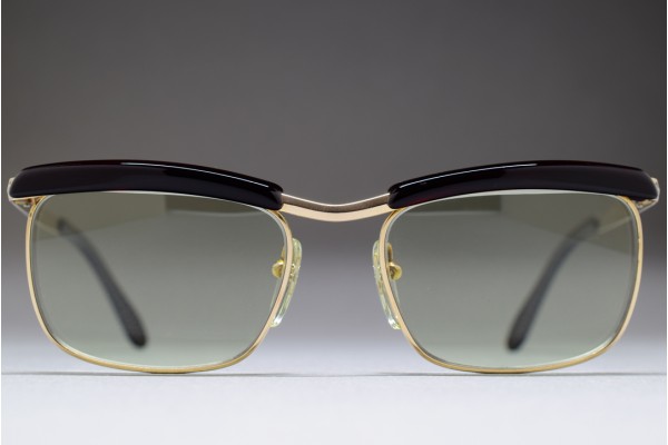 Bausch & Lomb Mod 227 1/20 12K Gold Filled 50-16 Browline West Germany Bausch & Lomb Mod 227 1/20 12K Gold Filled 50-16 Browline West Germany