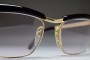 Bausch & Lomb Mod 227 1/20 12K Gold Filled 50-16 Browline West Germany (C.Gold / L.Grey)