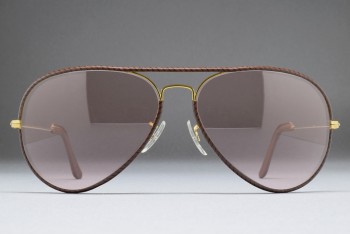 B&L Ray-Ban USA Large Metal II Leathers (62-14) Brown - Arista / G.Pink