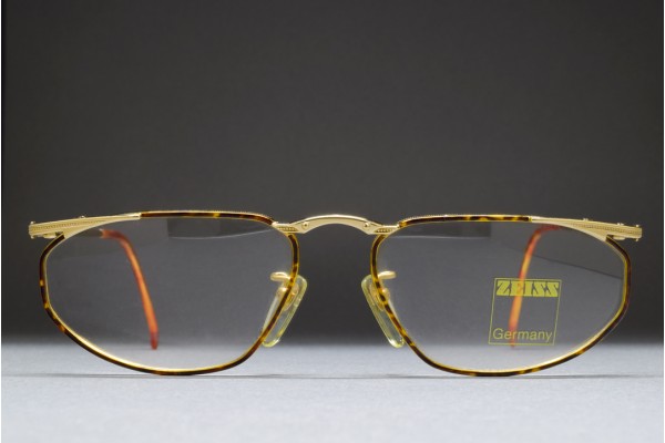 Zeiss Germany A 5992 4301 (54-16) Gold / Enamel Demi Amber Zeiss Germany A 5992 4301 (54-16) Gold / Enamel Demi Amber