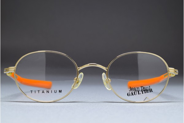 Jean Paul GAULTIER 55-0045 Titanium (45-21) C.Gold Jean Paul GAULTIER 55-0045 Titanium (45-21) C.Gold