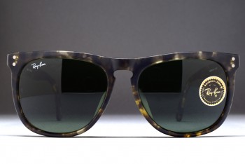 B&L Ray-Ban TRADITIONALS HUDSON (54-17) Black Mottled Matte / G-15 MADE IN JAPAN