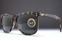 B&L Ray-Ban TRADITIONALS HUDSON (54-17) Black Mottled Matte / G-15 MADE IN JAPAN