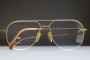 Zeiss 5868 4001 (59-16) West Germany Half Rim Aviator Frame