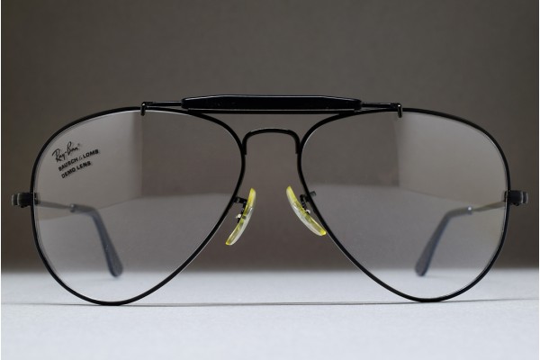 B&L Ray-Ban USA Outdoorsman RX Frame (58-14) Black chrome / USA B&L Ray-Ban USA Outdoorsman RX Frame (58-14) Black chrome / USA