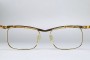 Bausch & Lomb Mod 227 1/20 12K Gold Filled (50-16) Browline West Germany (Gold / Grey)