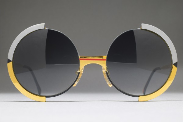 Casanova FC 4 C 68 (52-20) Half Rim Round Sunglasses / ITALY Casanova FC 4 C 68 (52-20) Half Rim Round Sunglasses / ITALY