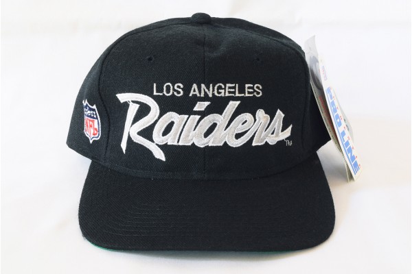 Sports Specialties LOS ANGELES Raiders Double Line Script Snapback Hat Sports Specialties LOS ANGELES Raiders Double Line Script Snapback Hat