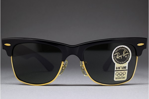 ray ban wayfarer black and gold