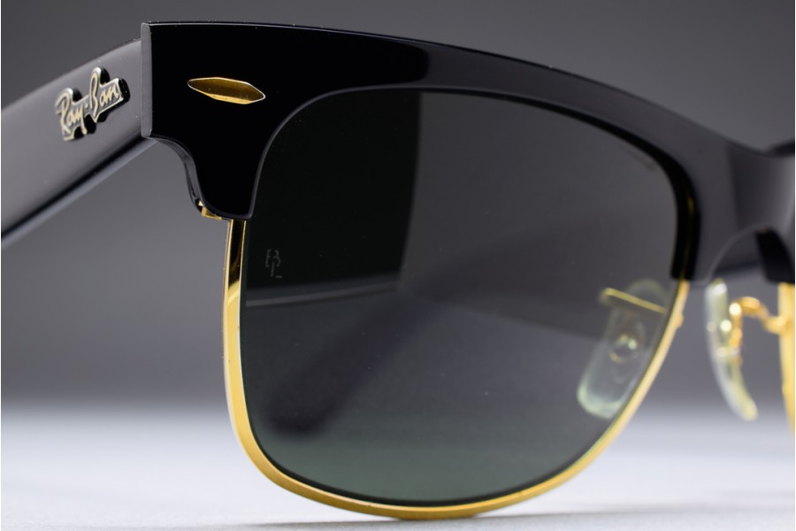 black and gold ray bans wayfarer