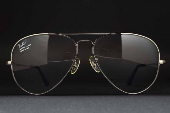 1990s B&L Ray-Ban USA Large METAL II RX Frame (62-14) Gunmetal / USA