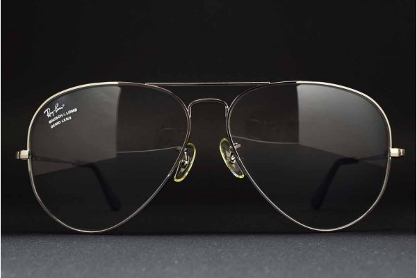 1990s B&L Ray-Ban USA Large METAL II RX Frame (62-14) Gunmetal / USA