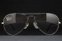 1990s B&L Ray-Ban USA Large METAL I RX Frame (58-14) Gunmetal / USA