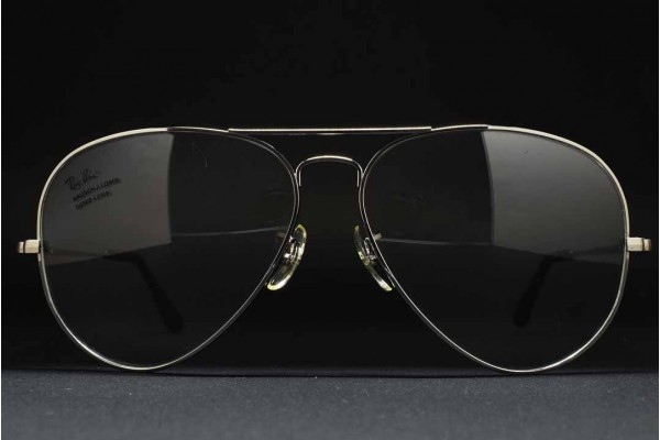 1990s B&L Ray-Ban USA Large METAL II RX Frame (62-14) Gunmetal / USA