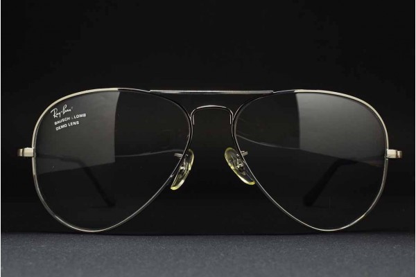 1990s B&L Ray-Ban USA Large METAL I RX Frame (58-14) Gunmetal / USA 1990s B&L Ray-Ban USA Large METAL I RX Frame (58-14) Gunmetal / USA