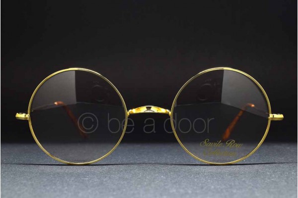 1988-1992 Savile Row 7105 WARWICK (47-22) 14KT GF Round-Skull Temples / ENGLAND 1988-1992 Savile Row 7105 WARWICK (47-22) 14KT GF Round-Skull Temples / ENGLAND